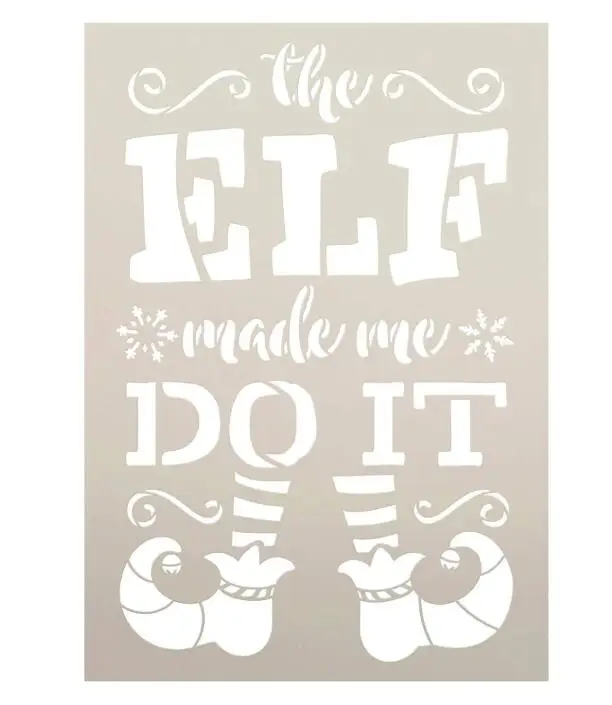 Personalized custom Stencil Template Painting Chalk Mixed Media Crafting