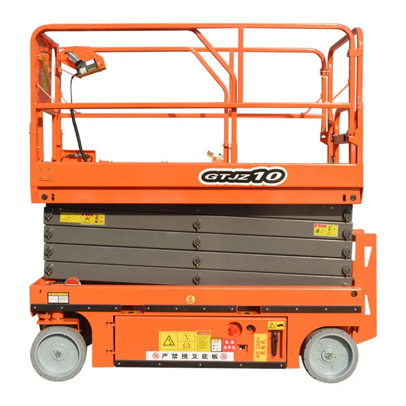 Qiyun Kinglift 14m Battery Scissor Lift Table Hydraulic Vertical Platform Lift/Portable Construction