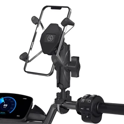 Motorbike Phone Holder Waterproof Aluminum Alloy Mobile Phone Holder Stand For Motorcycle