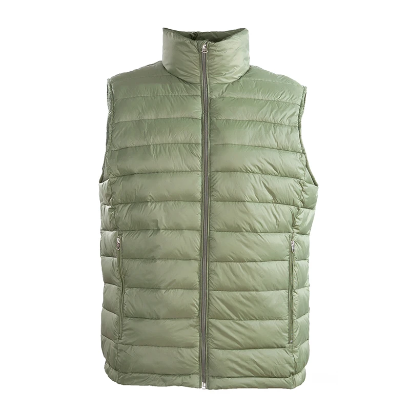 New Design Factory Custom Mens Vest Graphene Battery Sensor Heating Padded Vest For Winter