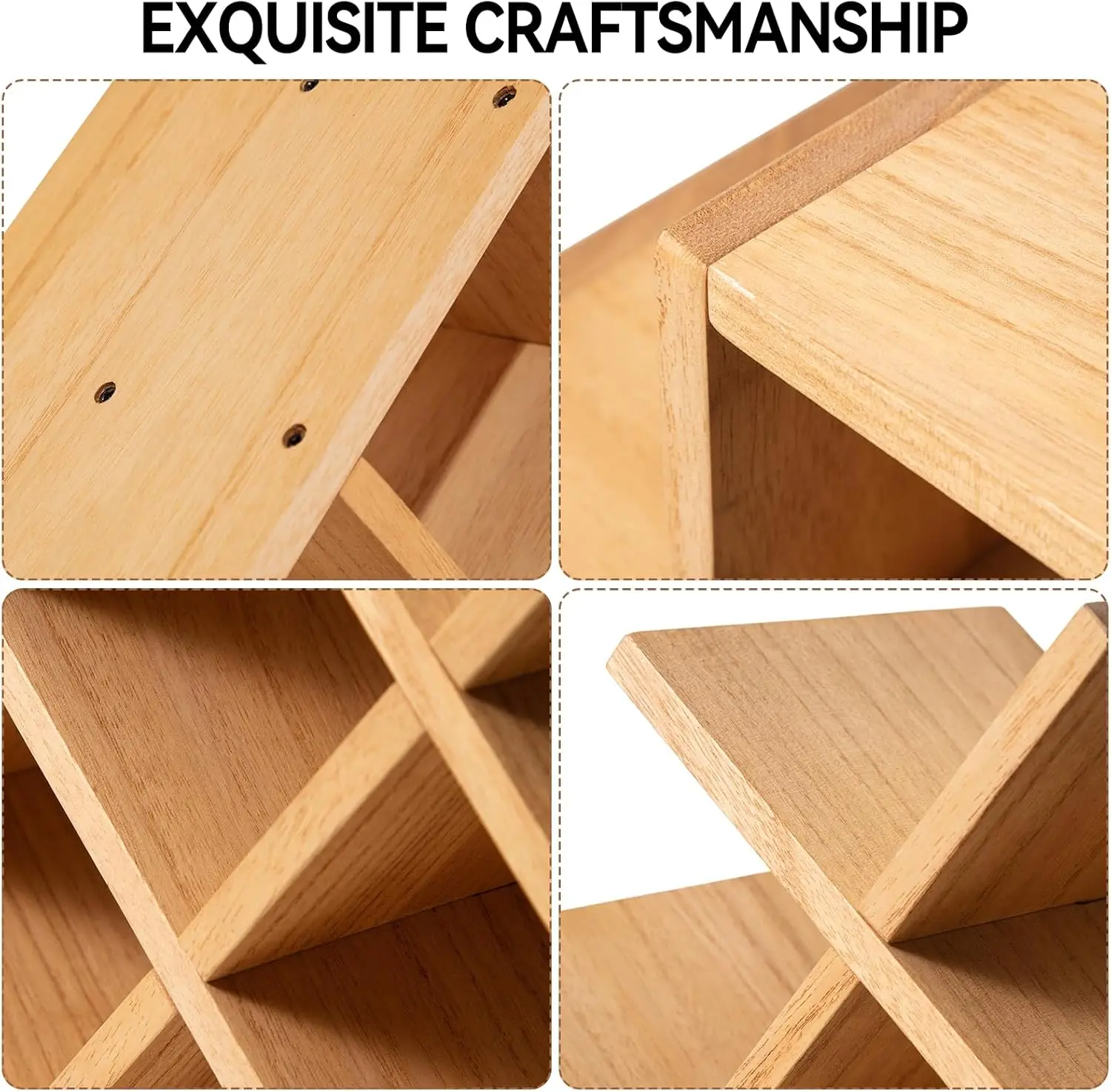 Popular Wooden Countertop Wine Rack Luxury Independent bar Set with Wooden Wedding Banquet Wine Cabinet