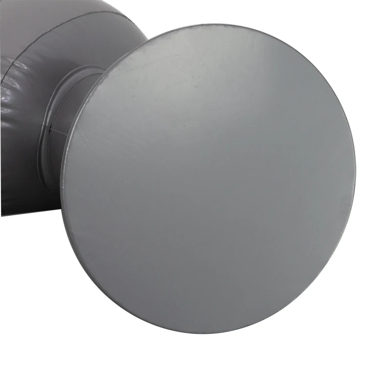 Commercial PVC Material  Male Female Adjustable Grey Inflatable Mannequins Head