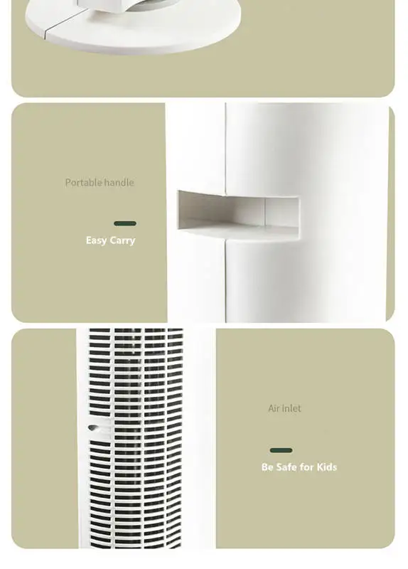 Factory 2022 32Inch Oscillating Bladeless air Cooler Floor Portable Electric Tower Fan Stand Remote control tower fans for home