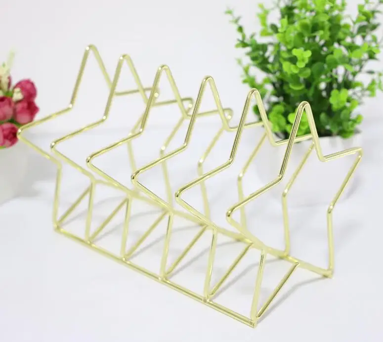 
Study room desktop gold bookends luxlury style book ends decorative desktop book stand 