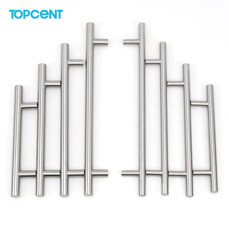 TOPCENT Modern Design Cabinet Drawer Handles For Home Using Golden Color Furniture Kitchen T-bar Handle
