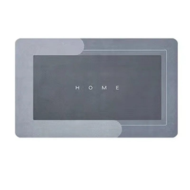 Bathroom Water Absorbent Rug Set Rubber Door Mats Diatom Mud Floor Mat Kitchen Carpet