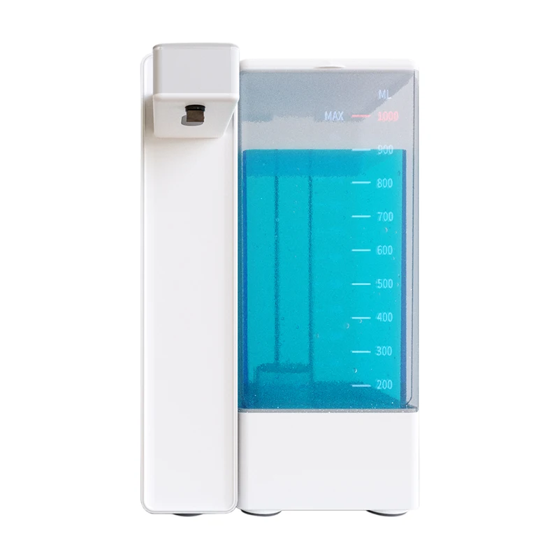 1000ml Industrial Wall Mounted Plastic Liquid Detergent Soap Hands Free Smart Hospital Automatic Sensor Alcohol Gel
