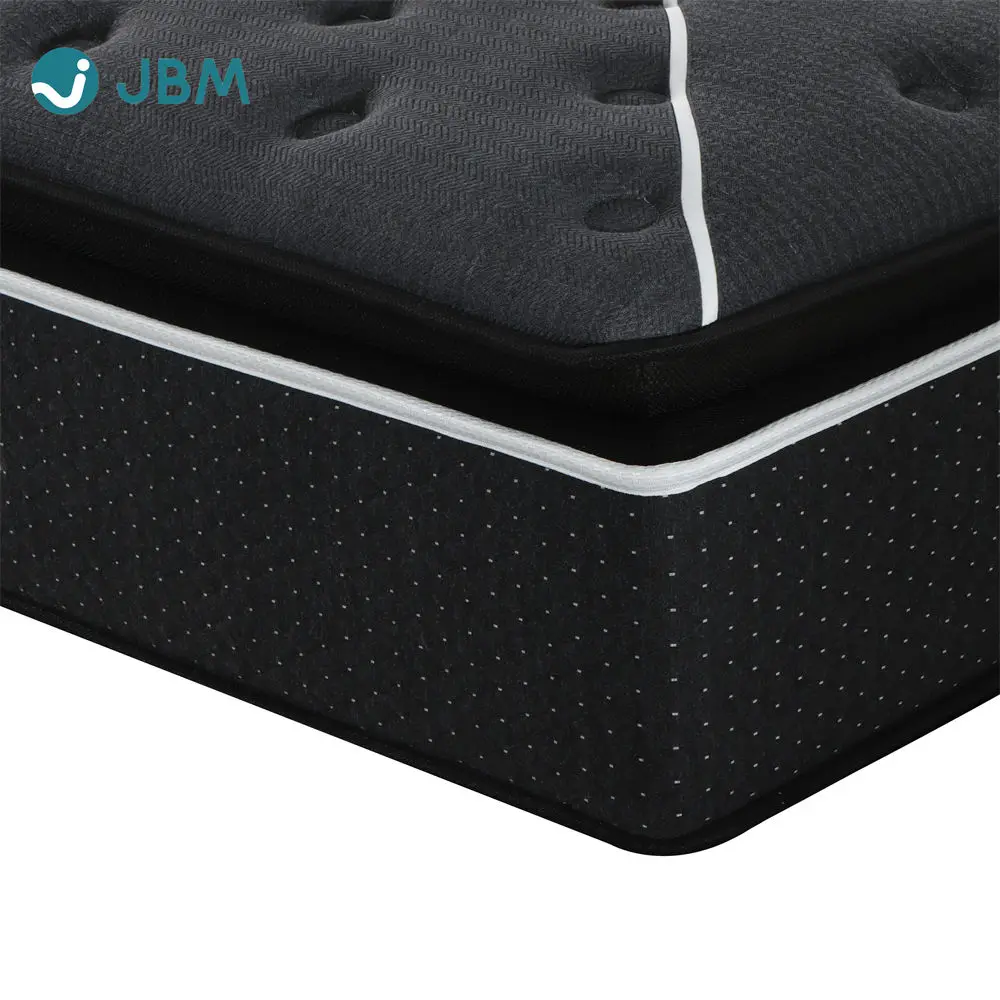 Plush 14 Inch Pillow Top Cooling Gel Memory Foam Mattress Queen Twin King Size latex Bed Mattresses