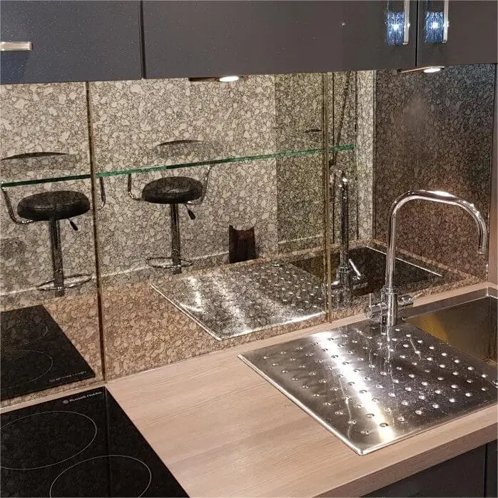 Popular decorative antique mirror glass tiles antique hand mirror glass antique wall mirror