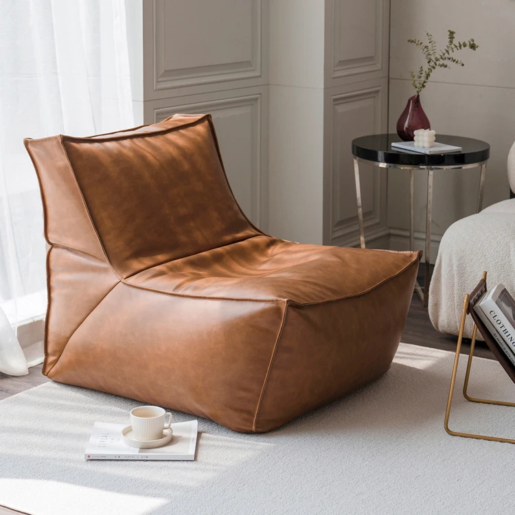 Bean Bag Chair Giant flannel cover no filling Furniture bed Big Sofa bed 6ft beanbag Cover living room sofas