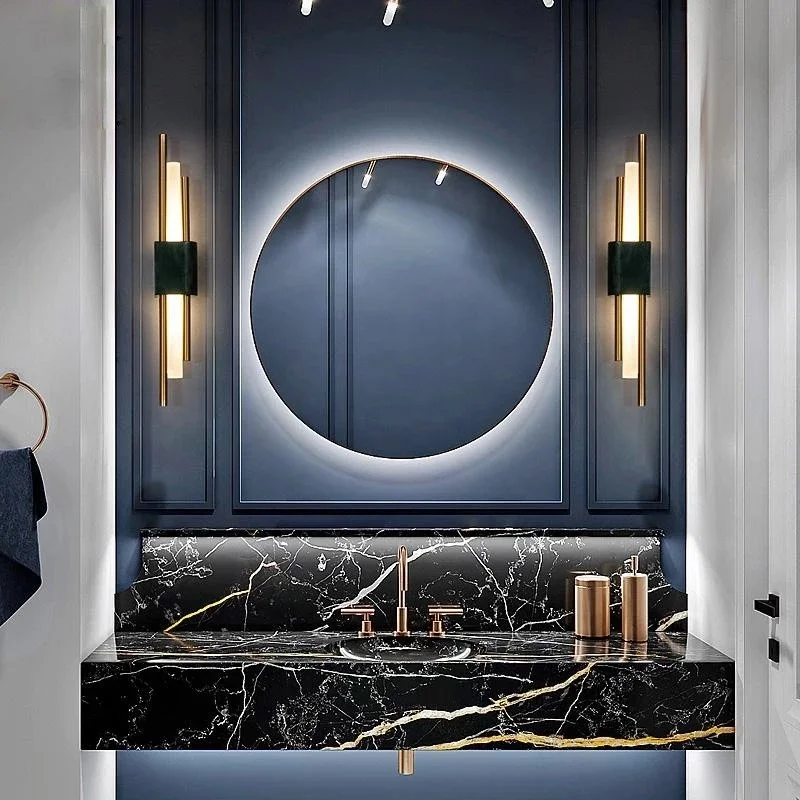 Современный минималистский светодиодный настенный светильник в скандинавском стиле для спальни прикроватной кухни украшение интерьера минималистская лампа