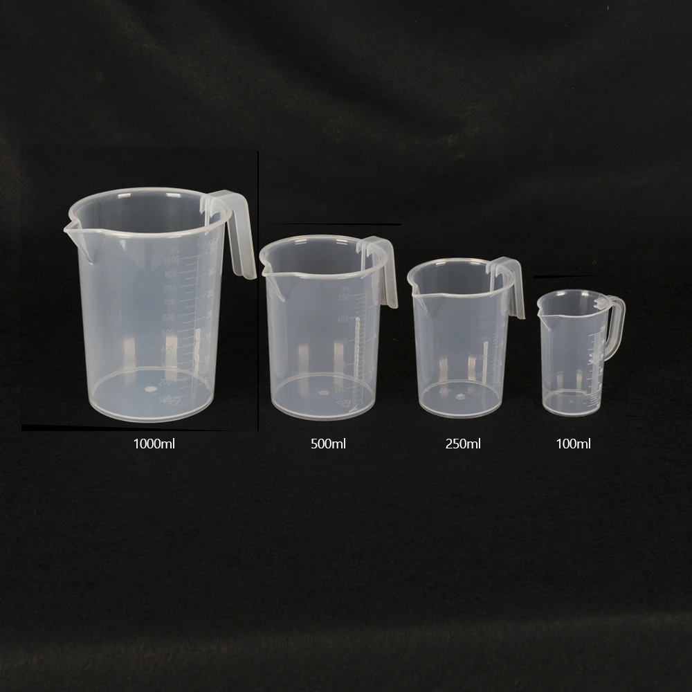 Translucent Plastic 500 ml Measuring Cylinder Graduated Cylinders For Lab Supplies