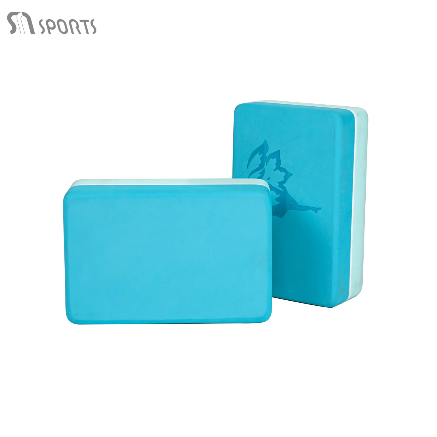 Factory Direct Sale Solid Color Pink EVA Foam Yoga Block Bricks