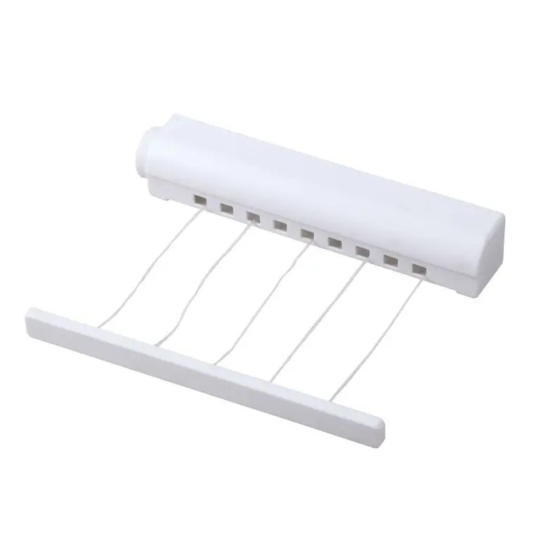 High Level Wall Mounted Space Saver Laundry Drying Line Adjustable Rope Shower Clothes Drying Line Retractable Clothesline