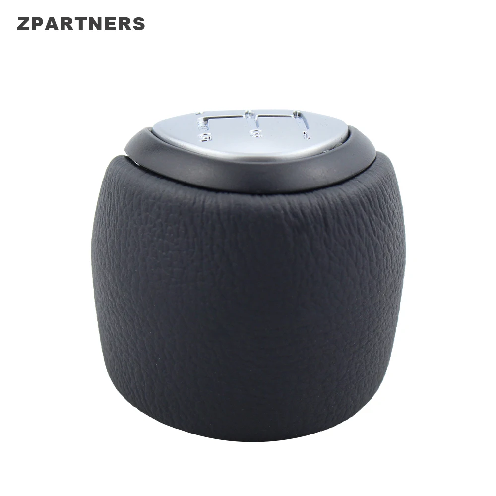 ZPARTNERS Custom Acrylic Genuine Leather With Manual Transmission Speed 5 6 Gear Stick Shift Lever Knob For SAAB