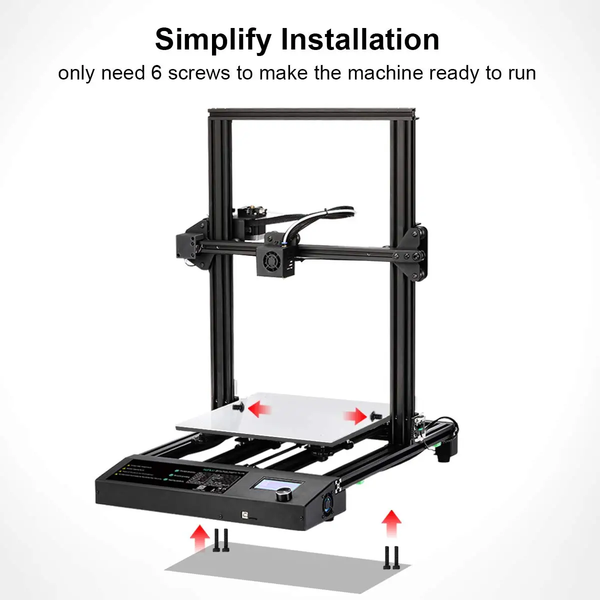  Принтер SUNLU Impresora 3D FDM высокоточная печать 3D-принтер без