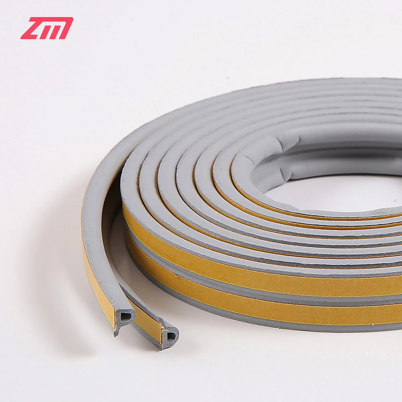 9x5.5mm p-profile weatherstrip D Profile