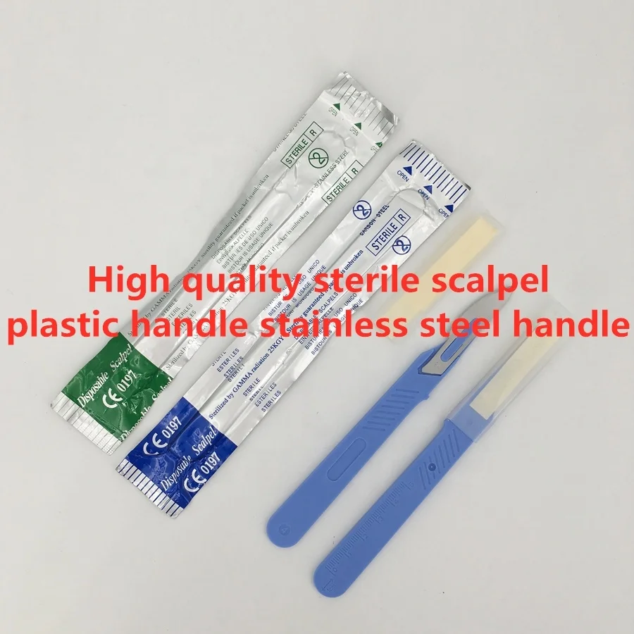 2023 Professional Surgical Blades Scalpel Handles Stainless Steel Dental Titanium Surgical Scalpel Handle medical equipment