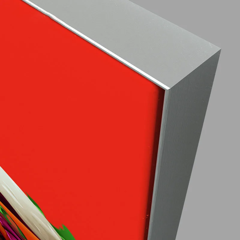 
Ultra thin frameless tension fabric display acrylic led backlit 