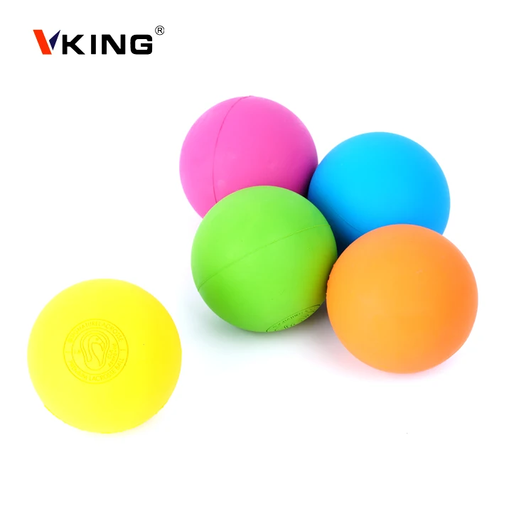 Custom Ice Hockey Team Logo Ball print logo solid rubber bouncy lacrosse sports ball