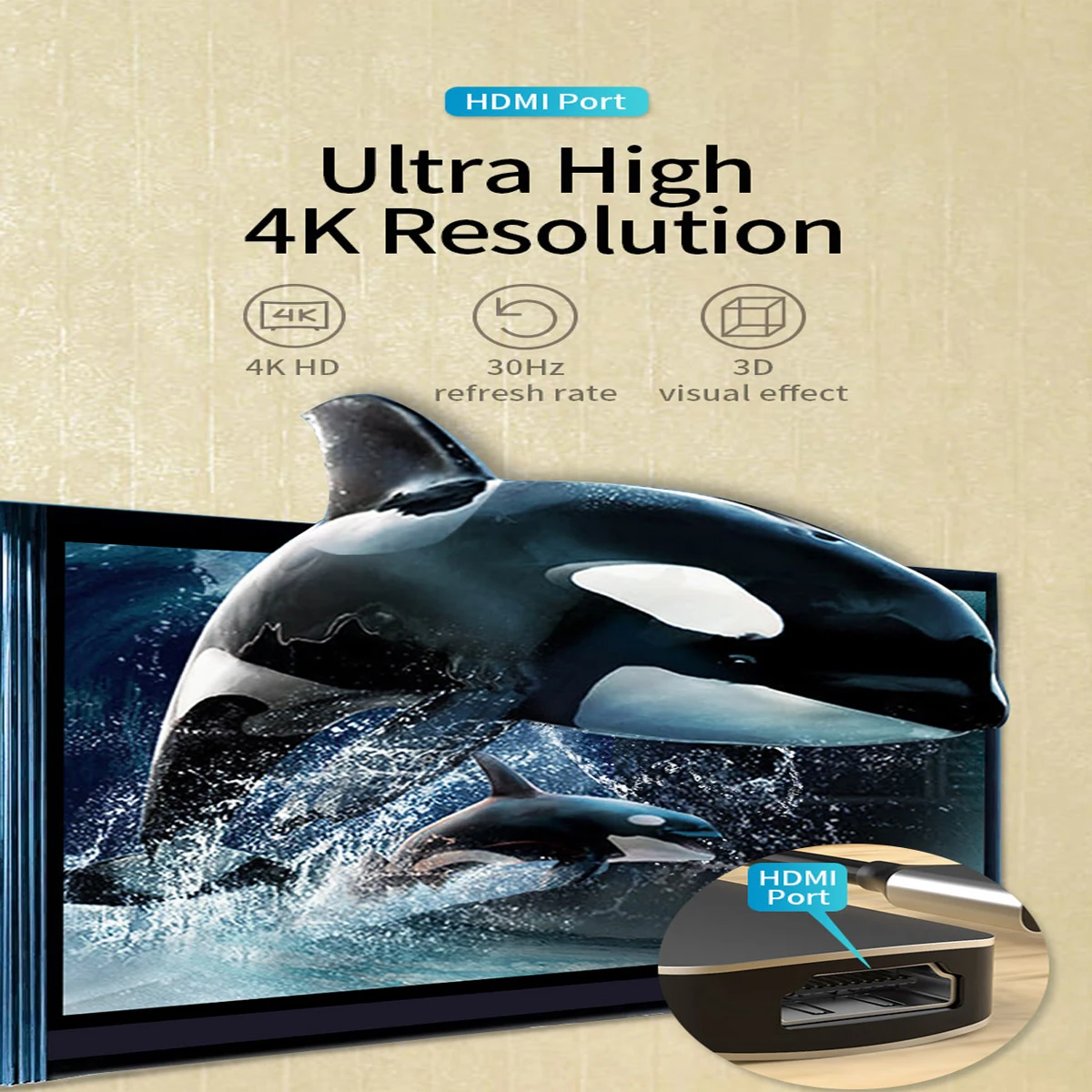 Type c hub 6 port Hot sale USB3.0 USB2.0  SD TF PD  HD-MI  Usb c hub Usb  Source Factory usb c hub with hd-mi