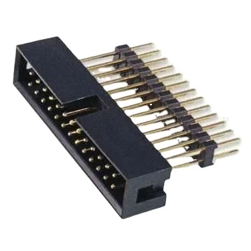 2.54mm Pitch Dual Row SMT Brass Gold Plated Box Header Connector PA6T 2*3P-2*40P PCB