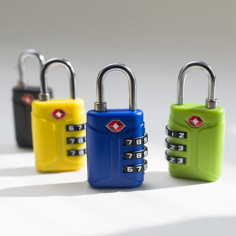 Good Quality Wholesale 3 Number Combination Zinc Alloy Lock Tsa Padlock With Password