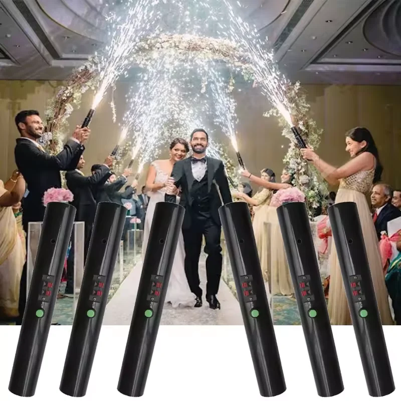 Fireworks Wedding Wireless Fountain Party Stage Handheld Pyrotechnic Sparkler Indoor Cold Pyro Shooter Firing System
