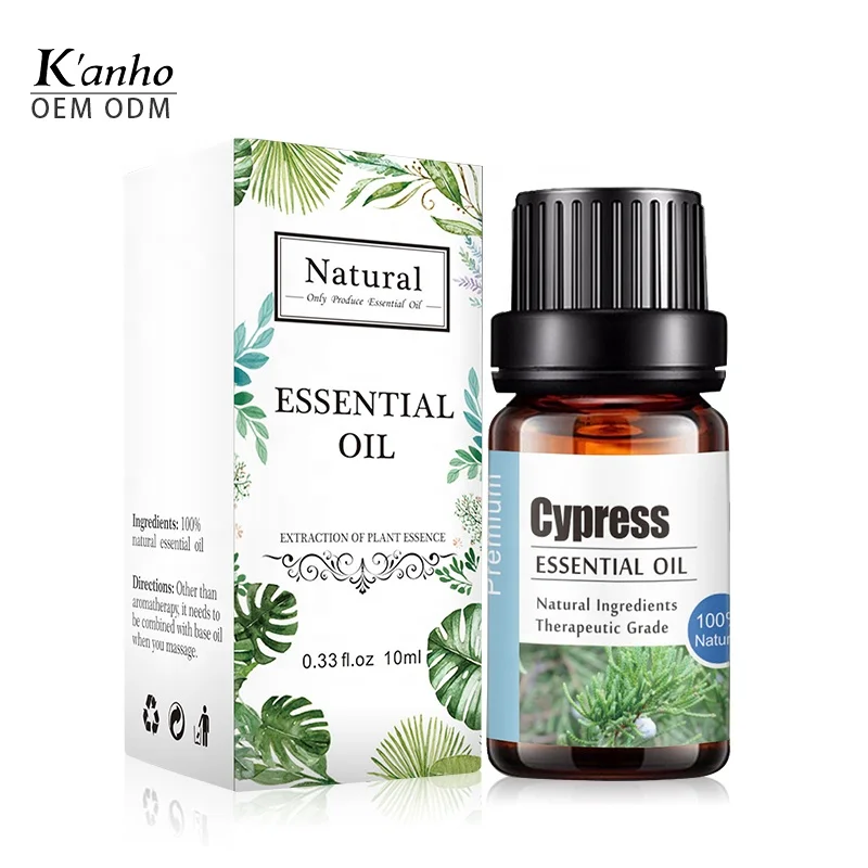 Main Kanho 10ML Cypress Essential Oil Therapertic Grade Nature Oil Aromatherapy Relief Headache