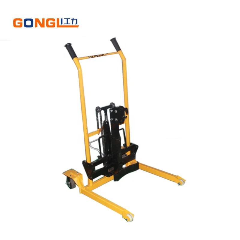 Warehouse Small 200kg Load Capacity Plastic Drum Lifter Drum Carrier