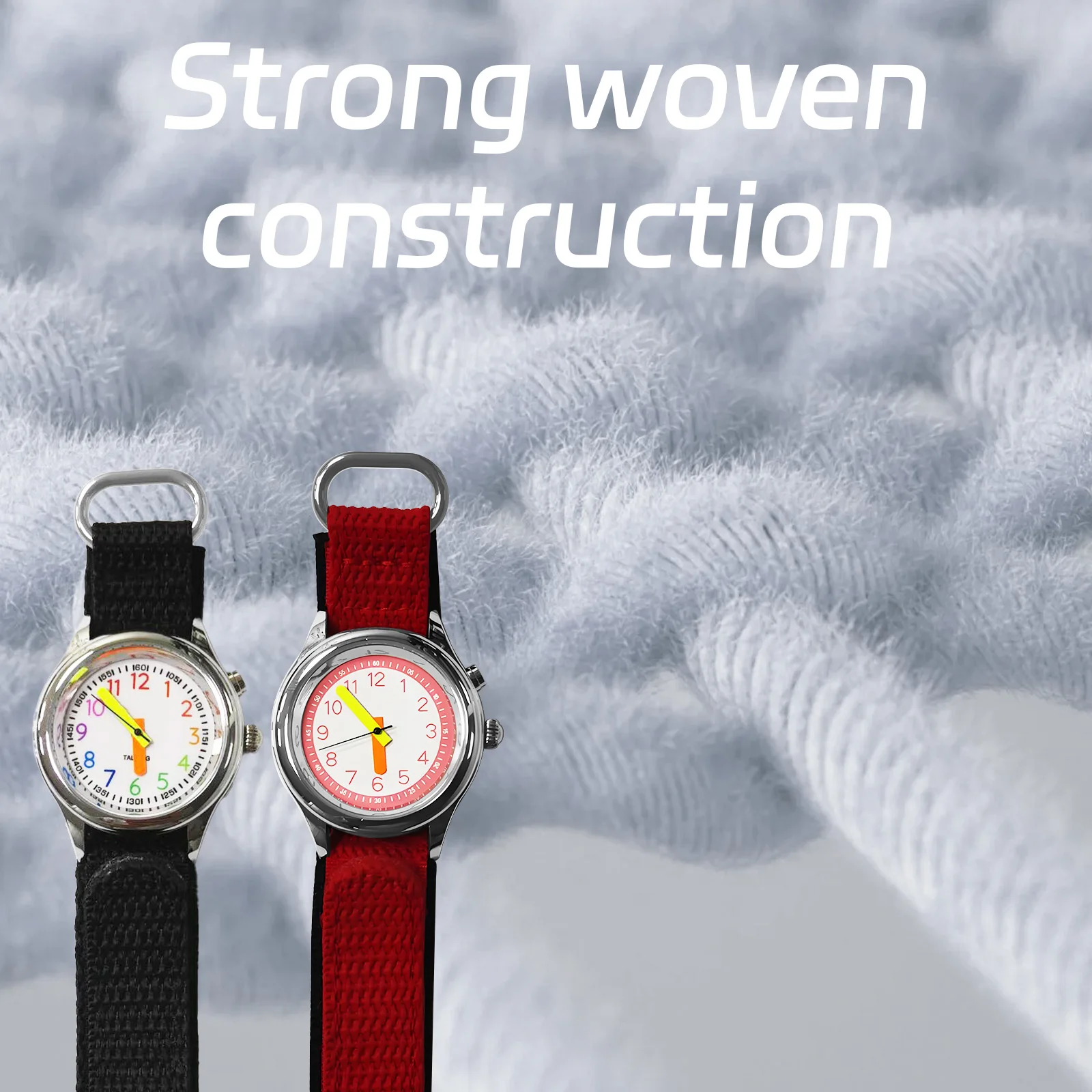 English Talking Watch for Women Ladies Seniors Talking Louder Sound Alarm Clock for Visually Impaired