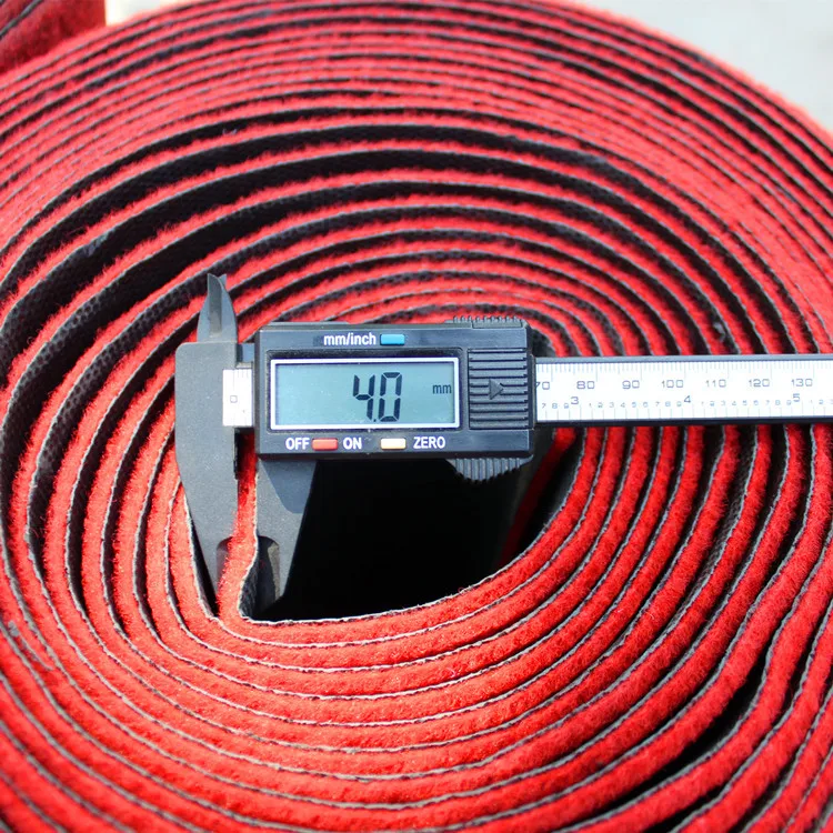Wholesale bright red embossed carpet corridor home floor mat outdoor wedding hotel carpets