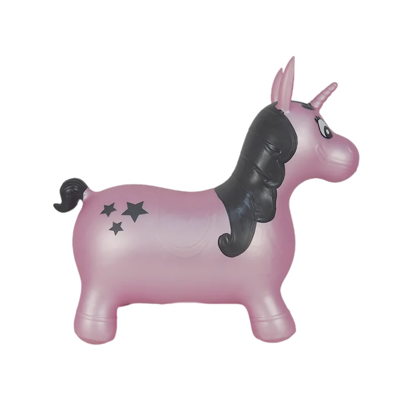 Educational Toys Bouncy Hopper Inflatable Unicorn Jumping Horse Indoors and Outdoors Toy for Toddlers and Kids Boys and Girls
