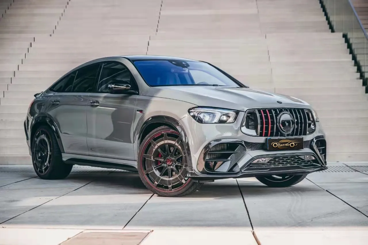 Новое поступление Комплект тела GLE W167 из углеродного волокна для Mercedes Benz GLE63 Coupe Bar-bus 900 Stylt передняя губа задний