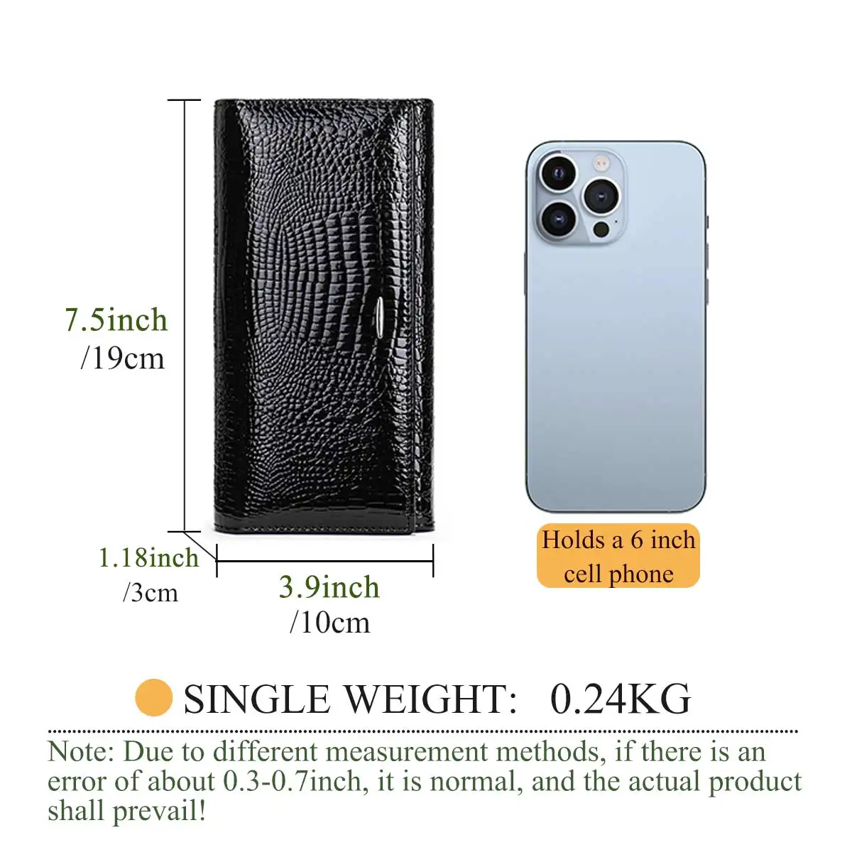 Мужской кожаный бумажник