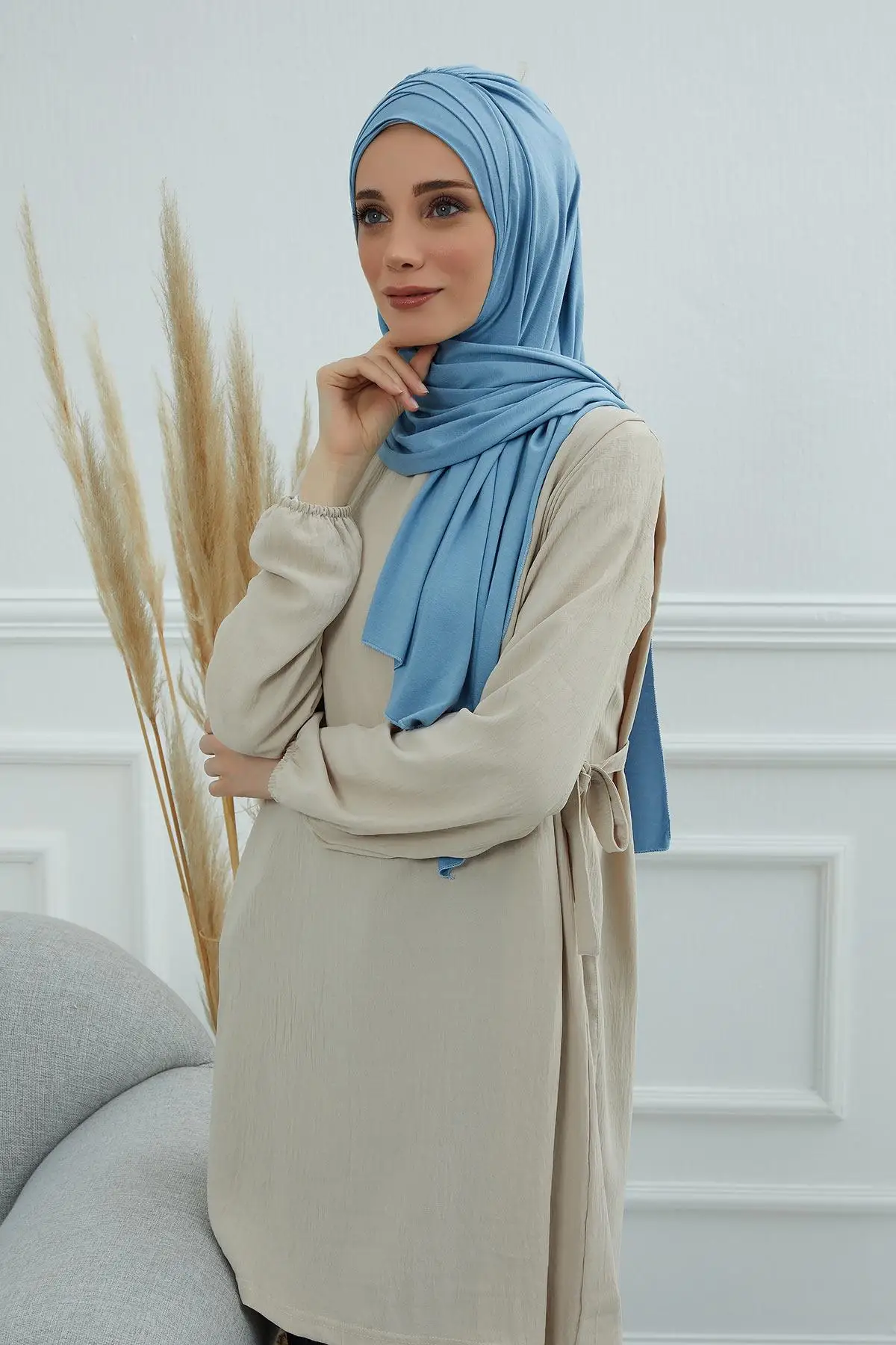 MOTIVE FORCE Attractive style hijab scarf plain premium heavy chiffon hijab hijjab islamic muslim hijab ethnic scarves & shawl