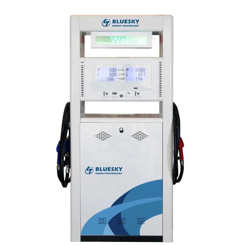 China Bluesky Wholesale Electric 1/2 Nozzles Tatsuno Pump Petrol Fuel Dispenser For Sale