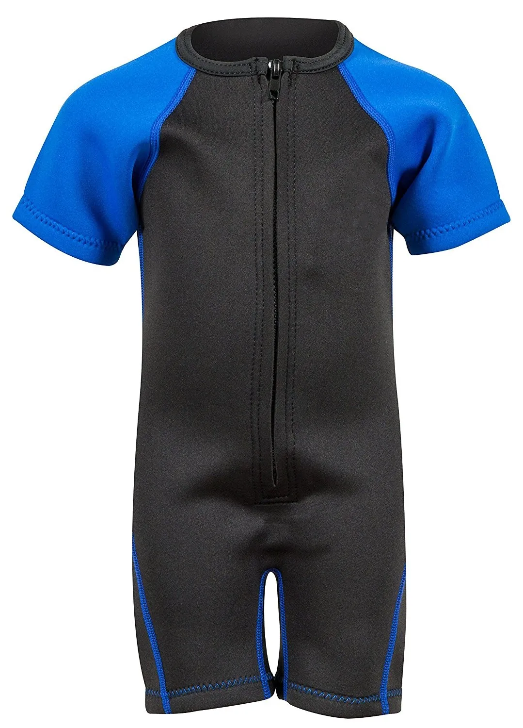 Customized breathable neoprene swimwear short sleeve for kids