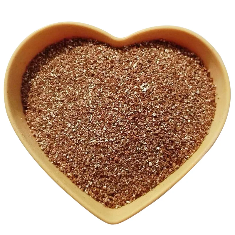 gold fine vermiculite Expanded rosestone  strong water absorption good air permeability expanded vermiculite
