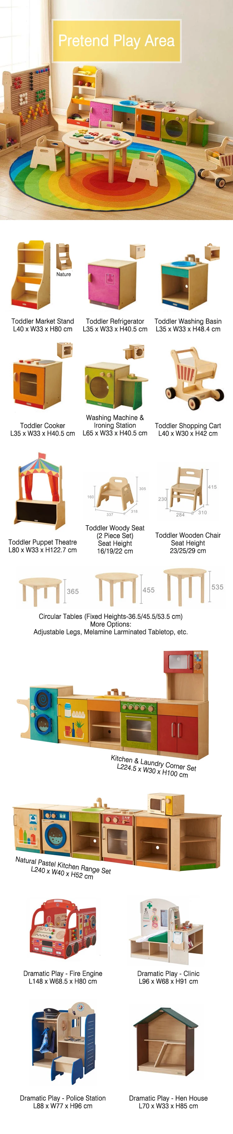Pretend play area