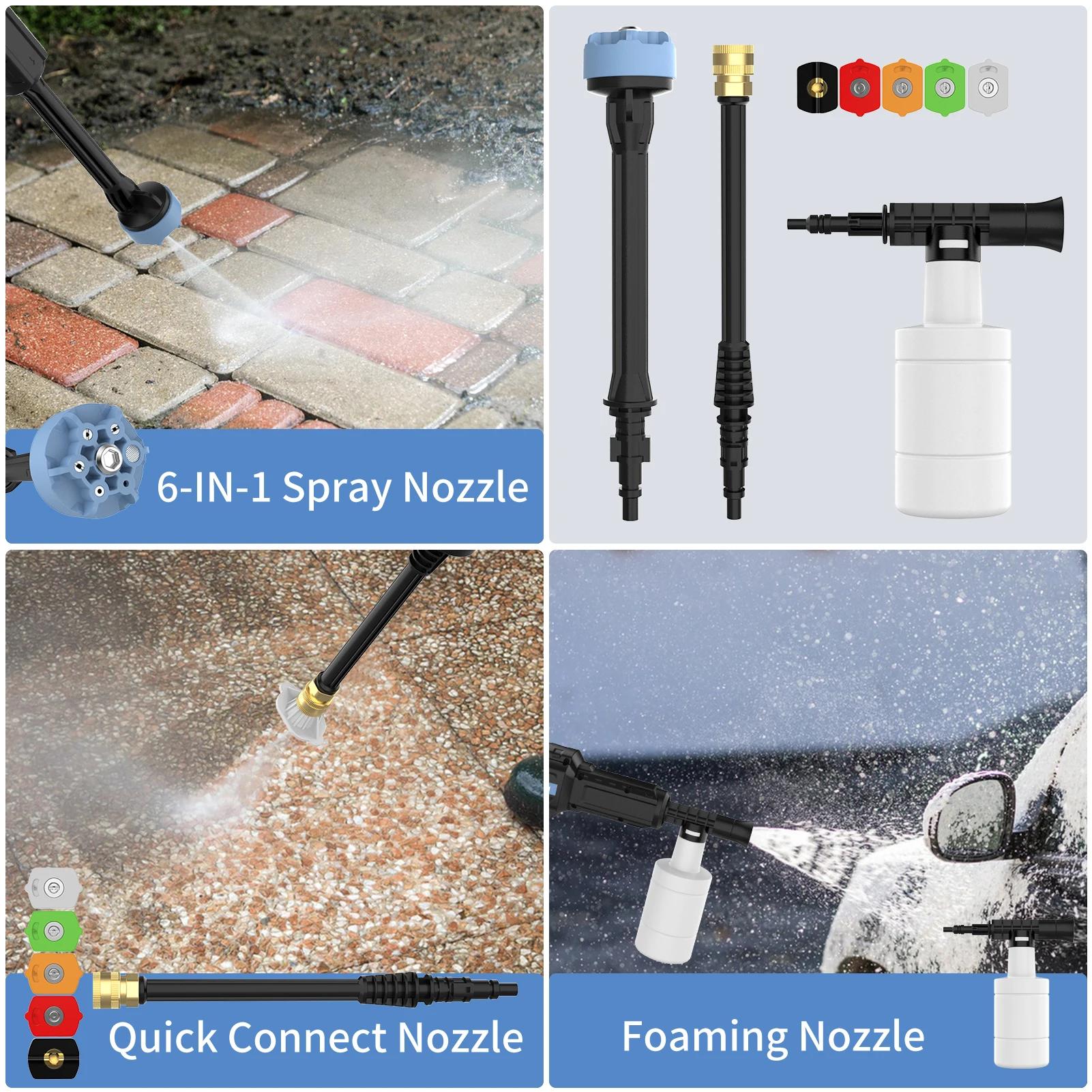 ENTE SAFETY Wireless Spray Portable Water Gun Cleaning Machine Wholesale Cordless Portable Electric Power Car Washing Machine