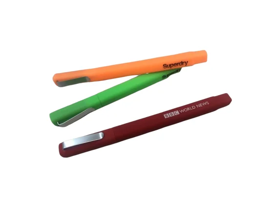 
Hot Sell Plastic Ball Pen Promotional Custom logo Rubber Square pens canetas promotional Items With Logo 