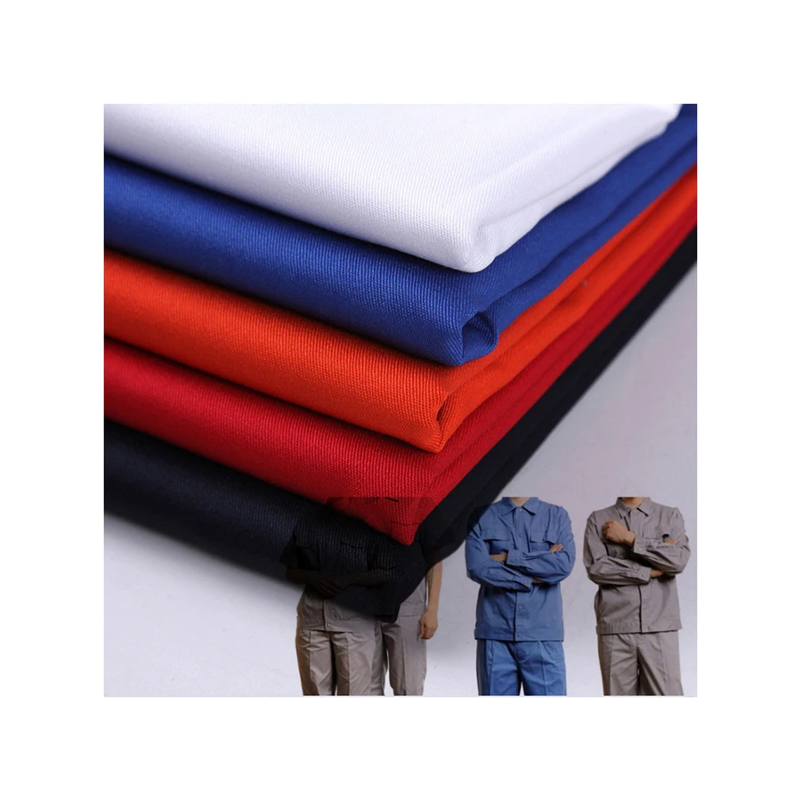 waterproof greta solids dyed 200gsm drill woven tc twill uniform material fabrics for russia workwear garments