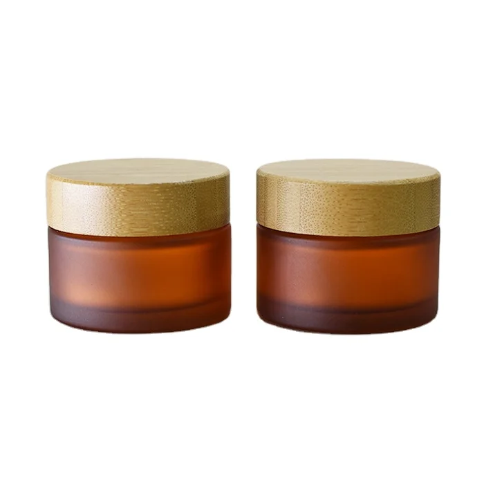 Customized Honey Cans With Wood Lid Glass Honey Cans With Bamboo Cap Large Capacity Seal Pot Seal Pot With Wood Cap