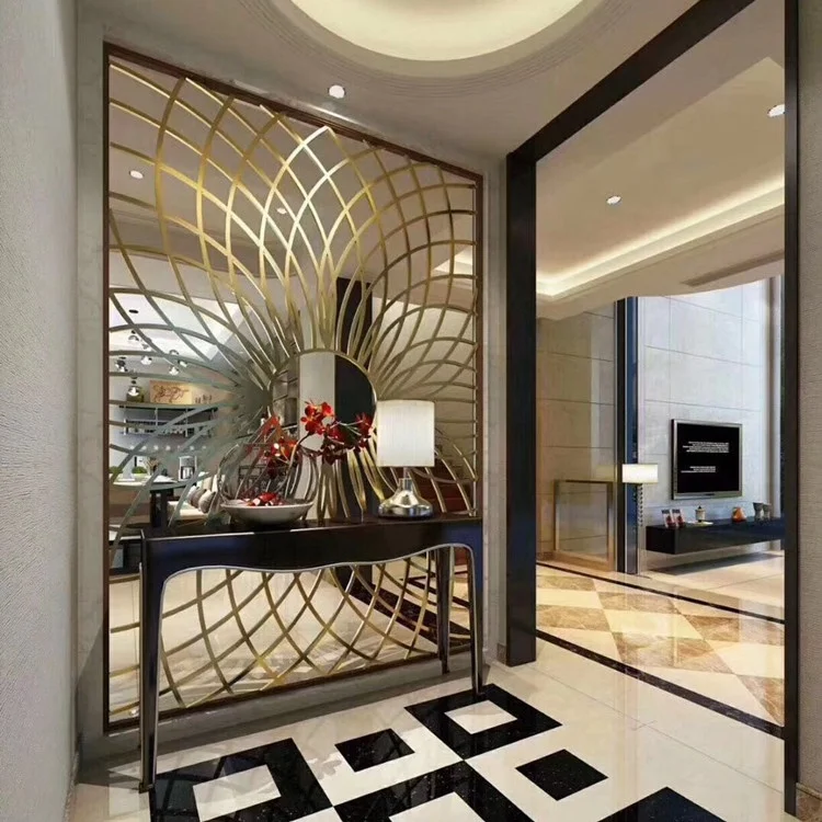 Wall Art Decorative Laser Cut Stainless Steel Panels Metal Laser Cutting Screen