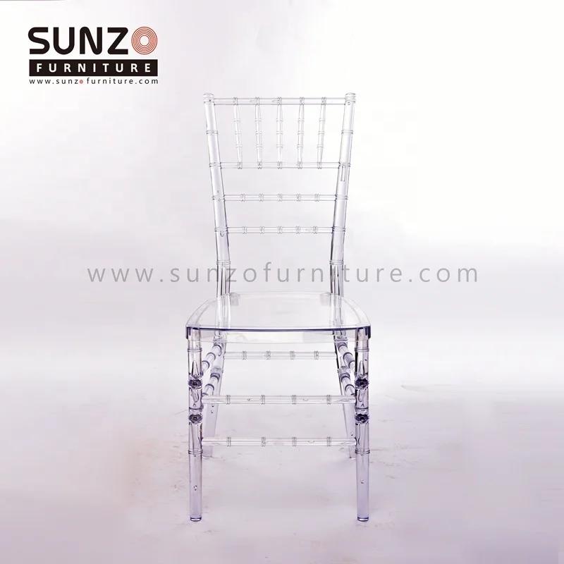 Оптовая продажа, стул Chiavari из прозрачного поликарбоната Silla Tiffany/ Resin