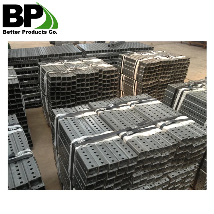 Telescoping Square Post Sign Support Systems Telescopic With Holes