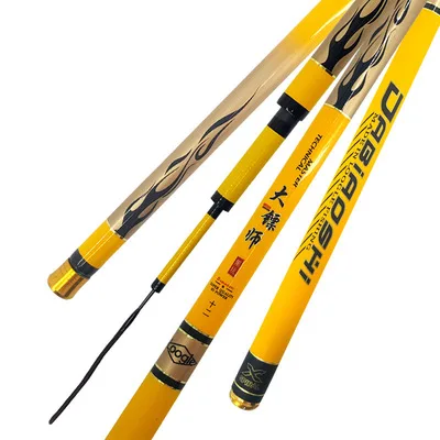 Taiwan carbon fiber fishing rod 7H super hard and ultra light high strength for reservoir pond competition