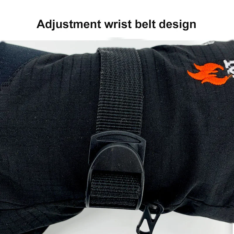 Зимние перчатки для сенсорных экранов для взрослых, водонепроницаемые ветрозащитные теплые зимние перчатки с пальцами для велоспорта