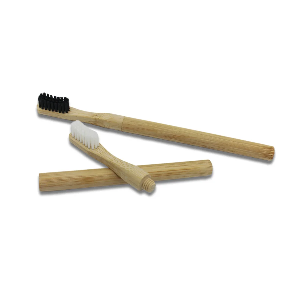 Natural bamboo toothbrush environmental replace bamboo brush brush adult screw  bamboo toothbrush